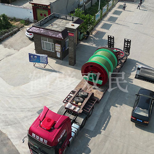 鶴壁雙民雙筒2.5米礦井提升機發貨！